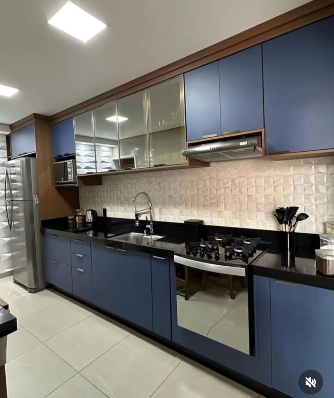 Cozinha Azul Marinho